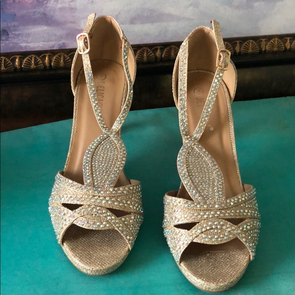 Champagne sexy heels